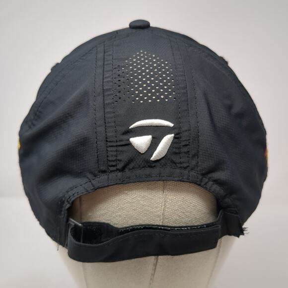 TaylorMade PSI M1 Strapback Baseball Cap Black One Size Adjustable Embroidered - Picture 6 of 9